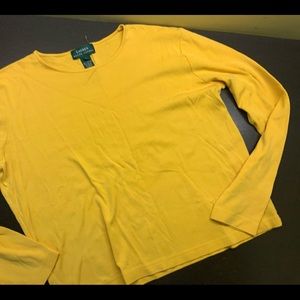 Ralph Lauren Yellow long sleeve